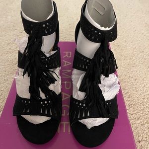 Rampage open toed heels